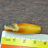 Antique Yemeni Old Eye Agate Middle Eastern Red, yellow Agate Bead -3Y